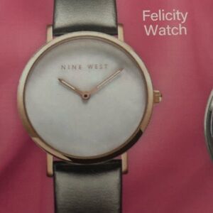 Nine West Black and Gold Watch